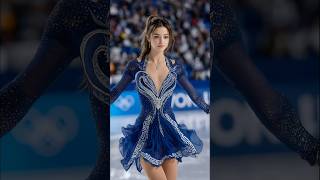 Real-Life Goddess! 🇬🇷 Greek Skater's Divine Ice Routine ❄️ #athlete #olympics #figure