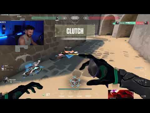 SEN Tarik's Reaction to ICE Cold Marved's 1v3 clutch in new breeze map!