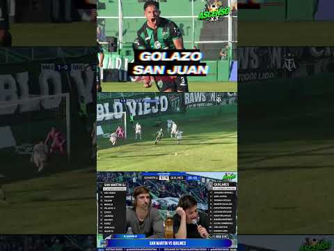 ¡ZULIANI Y UN ZAPATAZO INOLVIDABLE! 🚀 El golazo de San Martín (SJ) ante Quilmes