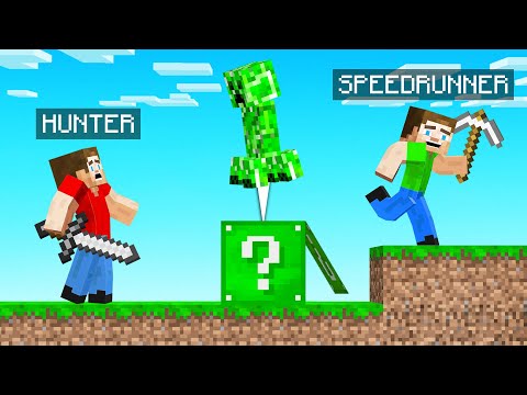 Insane Speedrun VS Hunters in Minecraft!