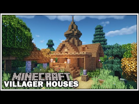 TheMythicalSausage - Minecraft Villager Houses - THE LIBRARIAN! - [Minecraft Tutorial]