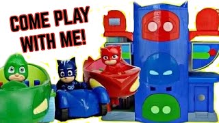 PJ MASKS Headquarters HQ Playset, Owlette, Catboy, Gekko Mobile, Car, Superhero in Real Life IRL