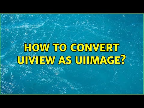 How to convert UIView as UIImage? (2 Solutions!!)