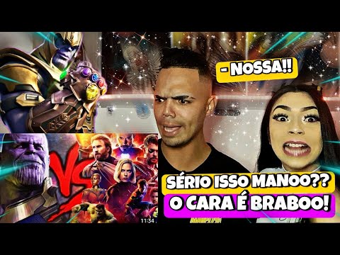 React • Vingadores VS Thanos | Duelo de Titãs | 7 Minutoz