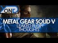 Metal Gear Solid V - Leaked Plot Thoughts: I Want ...