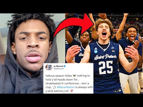 FANS REACT TO SAINT PETERS UPSETTING MURRAY STATE! UPSET REACTION! ST PETER VS MURRAY ST COMPILATION