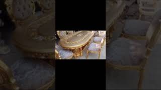 meja makan luxury furniture kayu jati perhutani #shorts