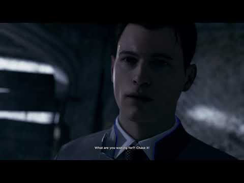 Detroit Become Human - Connor Chase Scene
