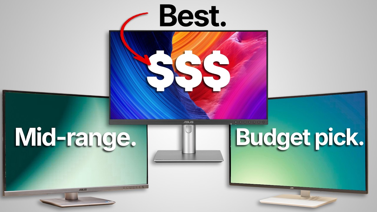 Video: The 5 Best Work Monitors To Buy In 2026!