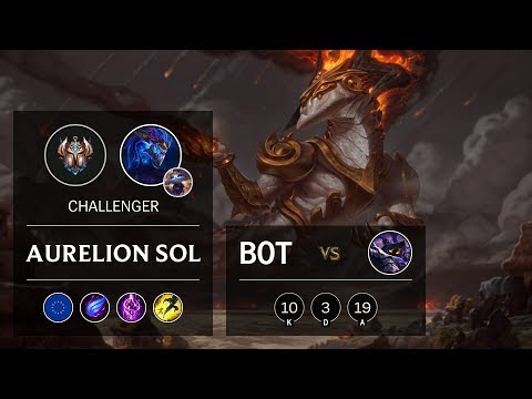 Aurelion Sol Bot vs Veigar - EUW Challenger Patch 9.18