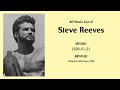 Steve Reeves Movies List Steve Reeves Filmography Of Steve Reeves