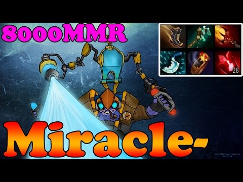 Dota 2 - Miracle- 8000MMR Plays Tinker vol 5 - Ranked Match Gameplay