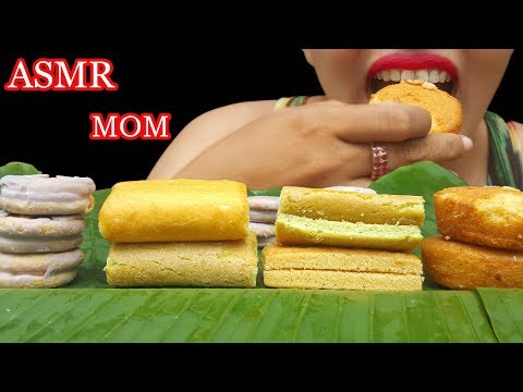 asmr chocolate milk ​rice cake mix   miniature chocolate rose bunch cake   mini food asmr