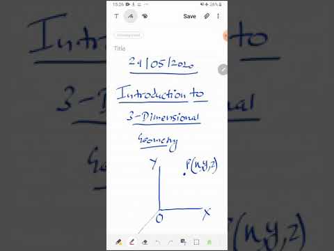 INTRODUCTION TO 3-D : CONCEPT OF OCTANT