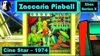 Zaccaria Pinball - Cine Star - (Xbox Series X - 4K/60fps - Gameplay only)