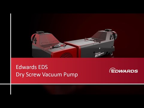 EDS dry screw vacuum pump. State-of-the-art dry vacuum technology made simple.