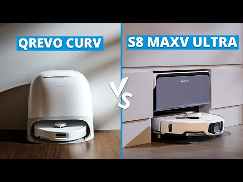 Roborock Qrevo Curv vs Roborock S8 MaxV Ultra - Which is the Better Robot Vacuum?