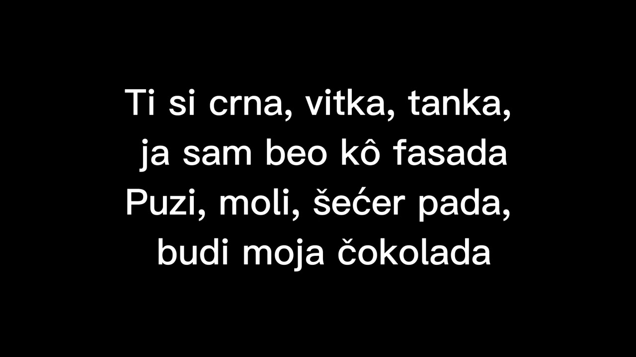 DESINGERICA - CCOKOLADA (TEKST/LYRICS)
