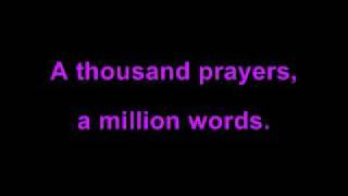 Billy Gillman One Voice Lyrics