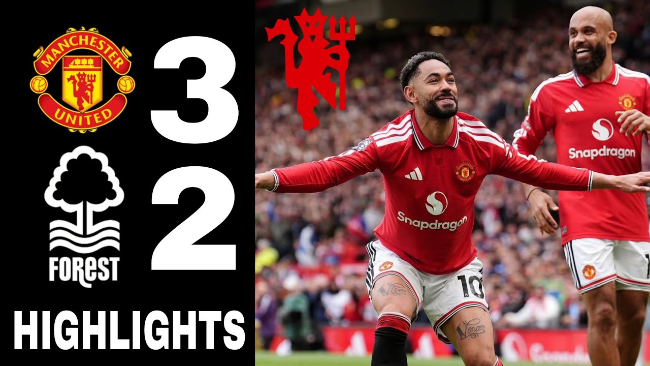Man United vs Nottingham Forest 3-2 Highlights & Goals • Luke Shaw & Mbeumo & Cunha Goals ⚽⚽⚽