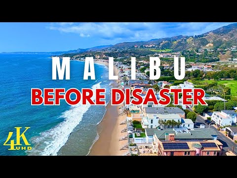 Malibu, California , USA 🇺🇸 4K ULTRA HD Drone Footage | Before Wildfire