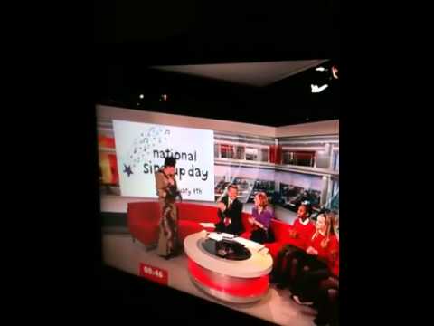 Katherine Ellis on Breakfast tv