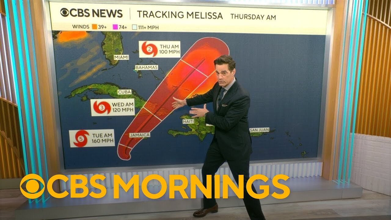 Track Hurricane Melissa's path through the Caribbean