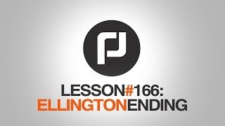 60 Second Piano Lesson 166   Ellington Ending