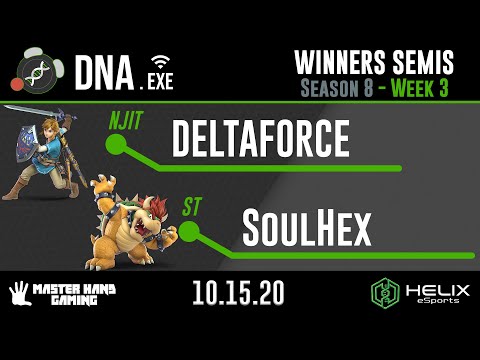 DNA.EXE S8:W3 - NJIT | DELTAFORCE (Link) Vs. ST | SoulHex (Bowser) - W Semifinals