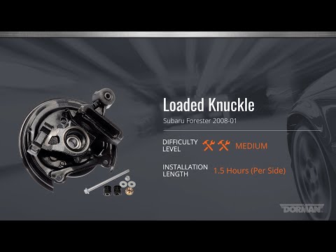 Subaru Forester Rear Suspension Loaded Knuckle Installation by Dorman Products