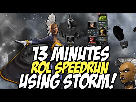 Storm Destroys Realm Of Legends In 13 Minutes! | ROL Speedrun | Marvel Contest Of Champions