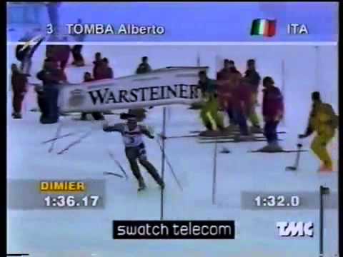 Alberto Tomba wins slalom (Madonna 1995)