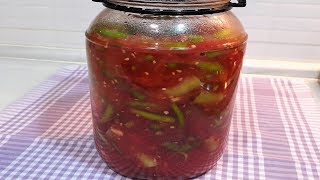 Domatesli Biber Turşusu Tarifi - Kışlık (Turşu) Hazırlıkları
