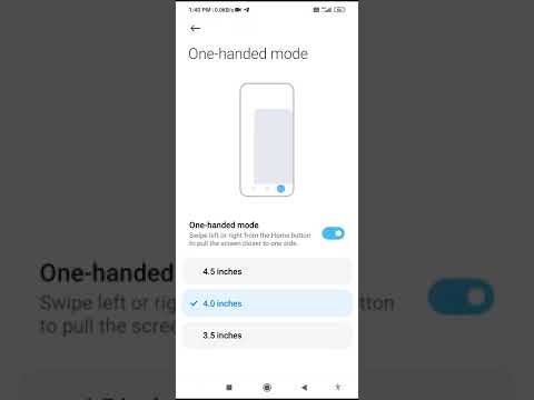 #ek hath se mobile kaise chalaye#one hand mode #shorts #setting #amazing  setting