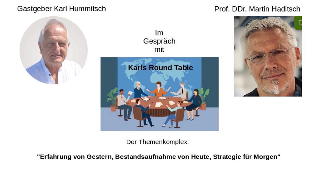 Martin Haditsch bei "Karls Round Table"