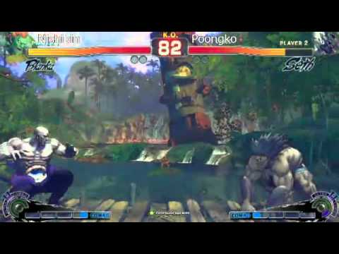 SSF4 AE: Nishikin (Blanka) vs Poongko (Seth) - Godsgarden 4 Pool Finals