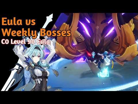 Eula vs All Bosses (Part 2) | Genshin Impact