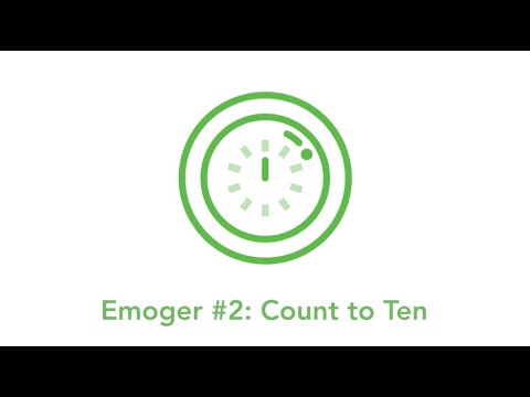 Practicing the Emoger Count to 10 by practicing calming down from a really big emotion.