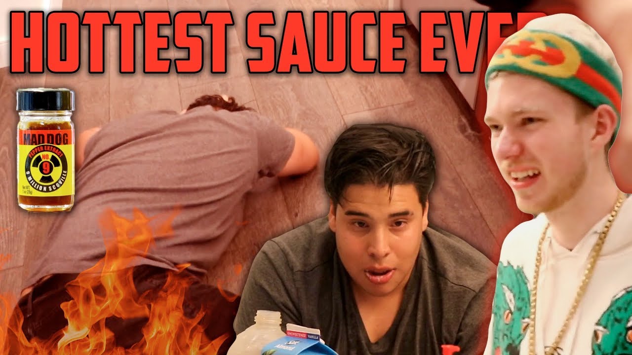 Trying The Spiciest Hot Sauce In The World *Bad Idea* Ft. Reaction Time & InfiniteLists