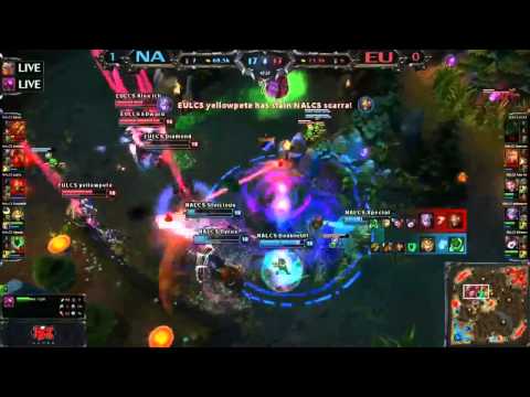 League of Legends | All Star 2013 Doublelift PENTA Kill [HD]