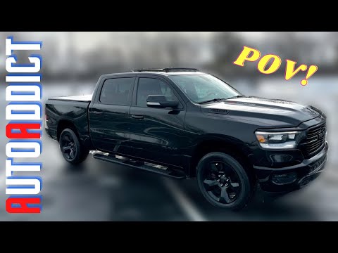 2019 RAM 1500 Big Horn (POV Drive) [ASMR]