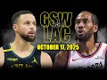 Golden State Warriors Vs Los Angeles Clippers Full Game Highlights October 17 2025 NBA Preseason