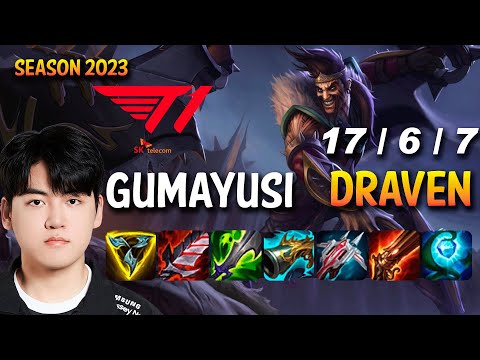 T1 Gumayusi DRAVEN vs KALISTA ADC - Patch 13.20 KR Ranked