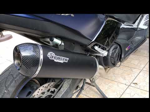 Tmax 2017 exhaust j costa carbonio