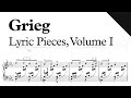 Grieg - Lyric Pieces (Volume I), Op. 12 (Sheet Music)