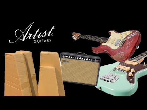 UNBOXING 4 ARTIST GUITARS - Unboxing & First Impressions 