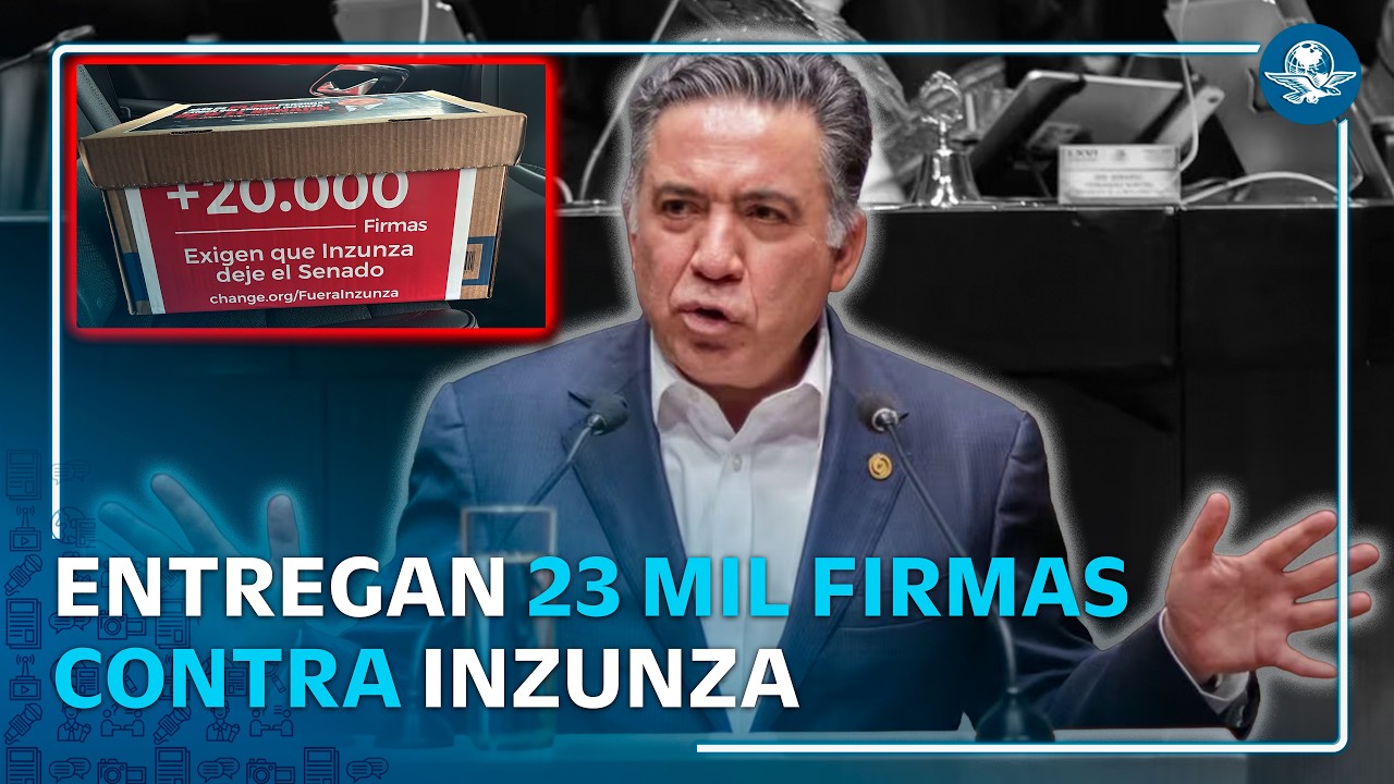 Con más de 20 mil firmas piden que Inzunza deje su escaño en el Senado