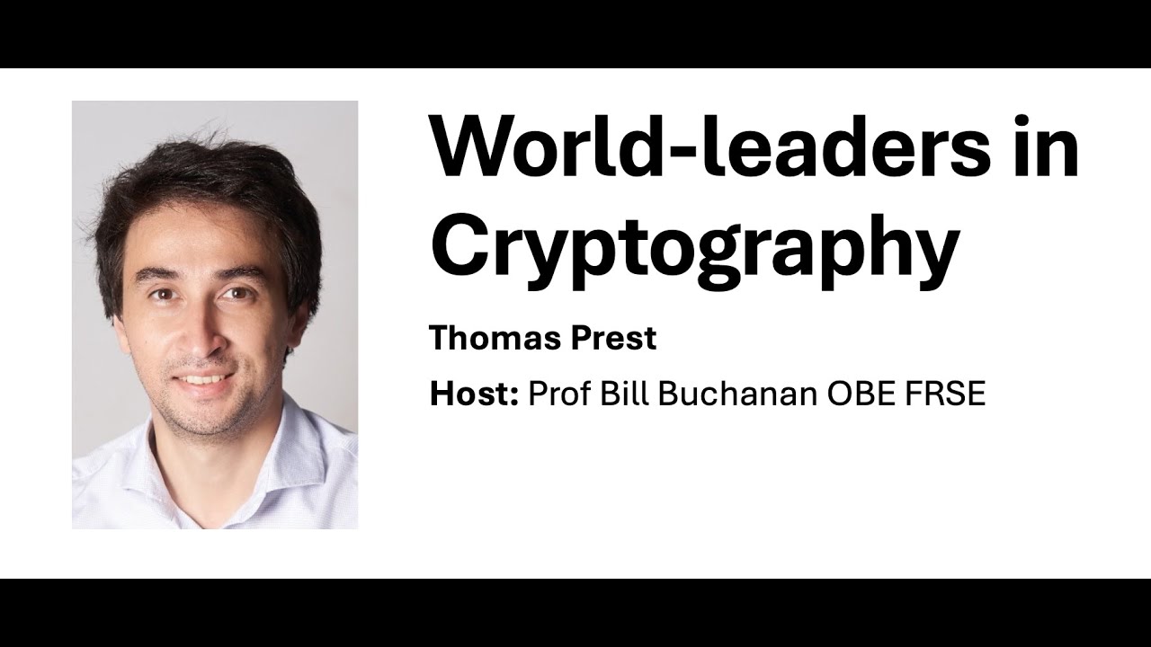 World-leaders in Cryptography: Thomas Prest