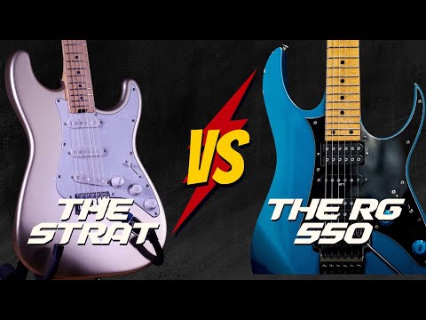 Fender Strat Vs Ibanez RG - GUITAR SOLO BATTLE!