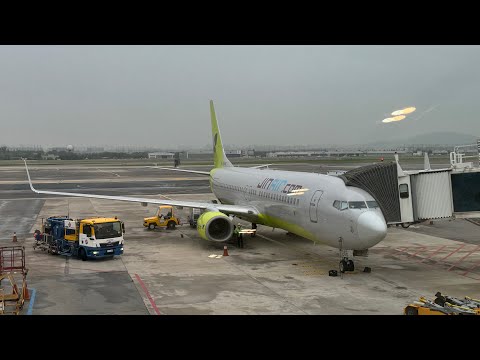 Aviation Ride | Jin Air B737-800 Economy | Seoul Gimpo - Sacheon(Jinju)